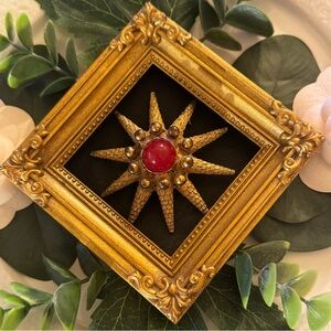 RARE Vintage Atomic Starfish Urchin Brooch